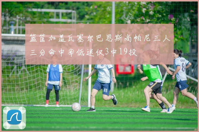篮筐加盖瓦塞尔巴恩斯尚帕尼三人三分命中率低迷仅3中19投